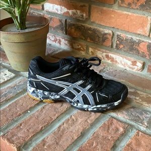 ASICS Black Camo Indoor Volleyball Shoes